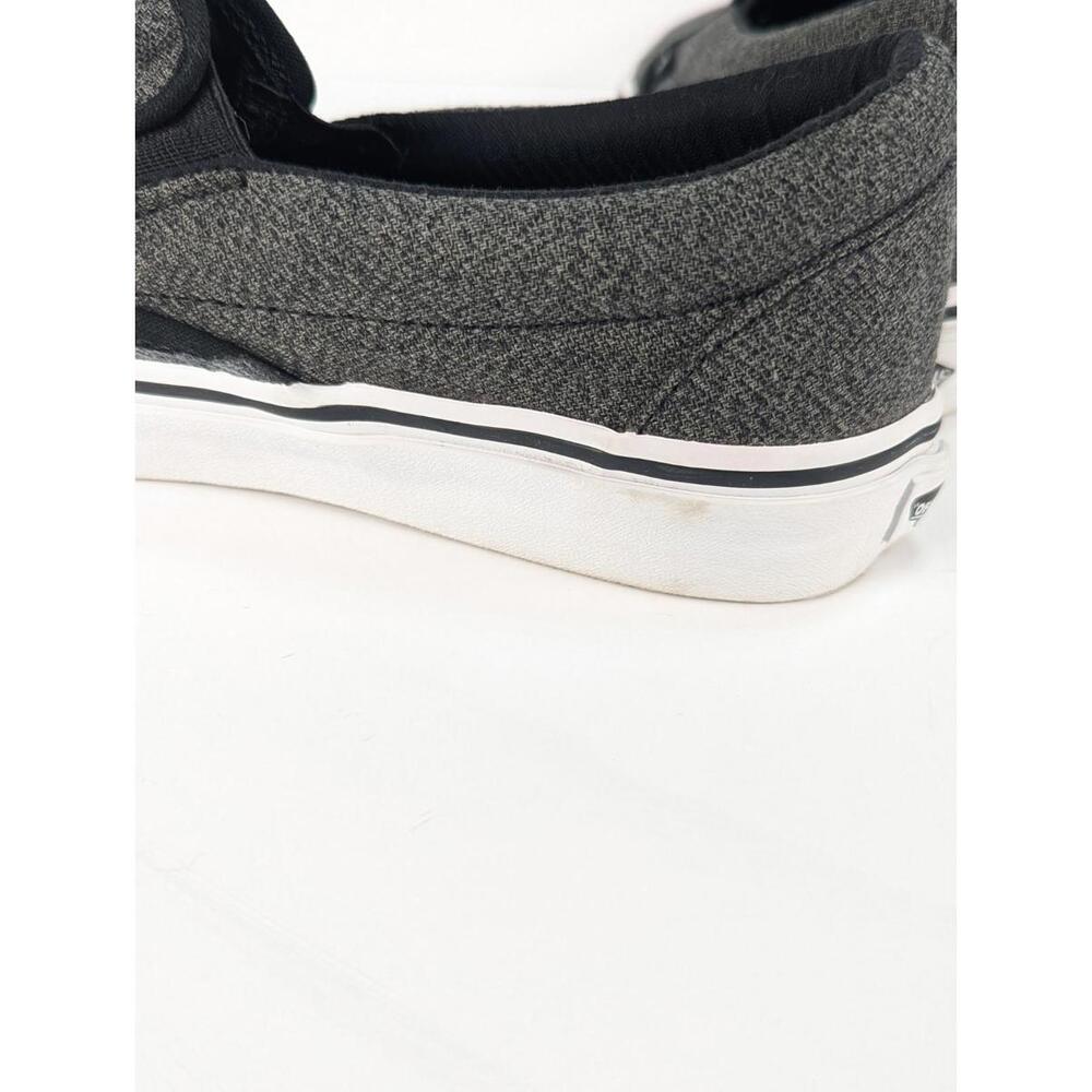 Vans Slip-On Shoes/Sneakers Chambray Gray Womens 8 Unisex Skater Tennies Slipper - Picture 6 of 14